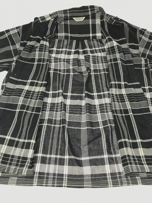 【中古品】【メンズ】 COOTIE PRODUCTIONS クーティー MADRAS CHECK S/S SHIRT BLACK マドラス チェック ショートスリーブ シャツ トップス 142-260924-rt-19-tagh サイズ：M カラー：ブラック 万代Net店