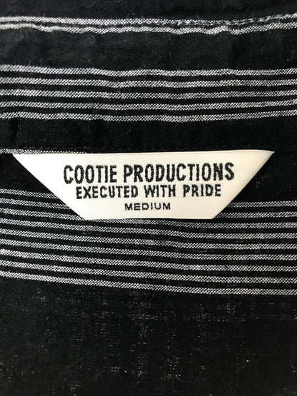 【中古品】【メンズ】 COOTIE PRODUCTIONS クーティー MADRAS CHECK S/S SHIRT BLACK マドラス チェック ショートスリーブ シャツ トップス 142-260924-rt-19-tagh サイズ：M カラー：ブラック 万代Net店