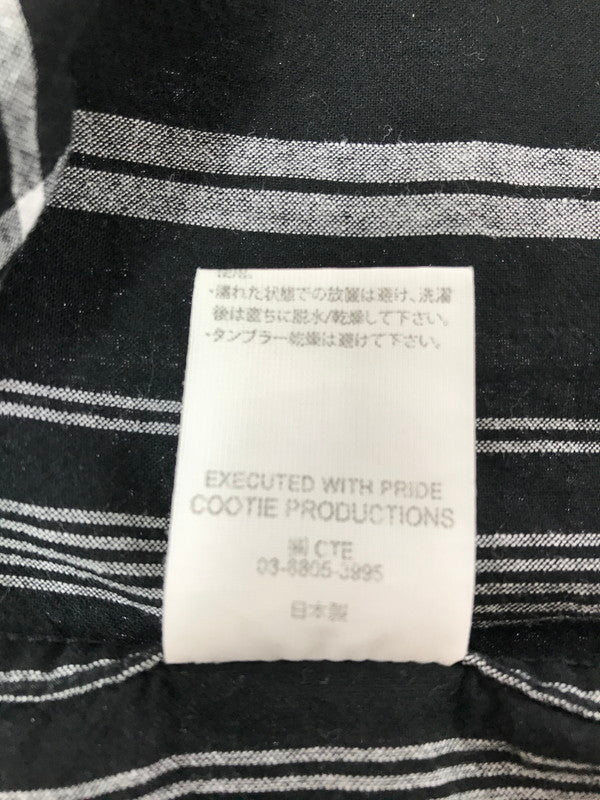 【中古品】【メンズ】 COOTIE PRODUCTIONS クーティー MADRAS CHECK S/S SHIRT BLACK マドラス チェック ショートスリーブ シャツ トップス 142-260924-rt-19-tagh サイズ：M カラー：ブラック 万代Net店