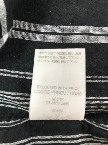 【中古品】【メンズ】 COOTIE PRODUCTIONS クーティー MADRAS CHECK S/S SHIRT BLACK マドラス チェック ショートスリーブ シャツ トップス 142-260924-rt-19-tagh サイズ：M カラー：ブラック 万代Net店