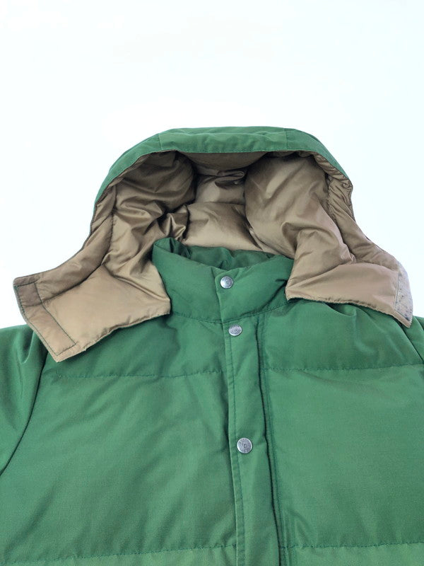 【中古品】【メンズ】 SIERRA DESIGNS シェラデザイン HOODED DOWN SIERRA JACKET 7951 フーデッド ダウン シエラ ジャケット アウター 144-260930-rt-10-tagh サイズ：S カラー：グリーン/ベージュ 万代Net店