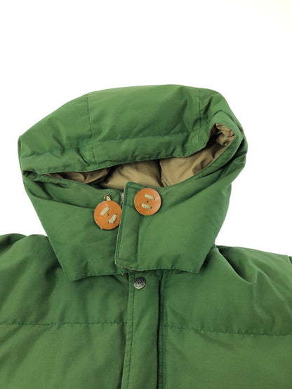 【中古品】【メンズ】 SIERRA DESIGNS シェラデザイン HOODED DOWN SIERRA JACKET 7951 フーデッド ダウン シエラ ジャケット アウター 144-260930-rt-10-tagh サイズ：S カラー：グリーン/ベージュ 万代Net店