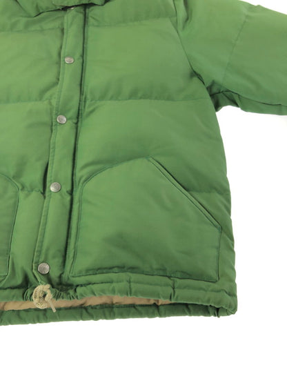 【中古品】【メンズ】 SIERRA DESIGNS シェラデザイン HOODED DOWN SIERRA JACKET 7951 フーデッド ダウン シエラ ジャケット アウター 144-260930-rt-10-tagh サイズ：S カラー：グリーン/ベージュ 万代Net店