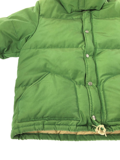 【中古品】【メンズ】 SIERRA DESIGNS シェラデザイン HOODED DOWN SIERRA JACKET 7951 フーデッド ダウン シエラ ジャケット アウター 144-260930-rt-10-tagh サイズ：S カラー：グリーン/ベージュ 万代Net店