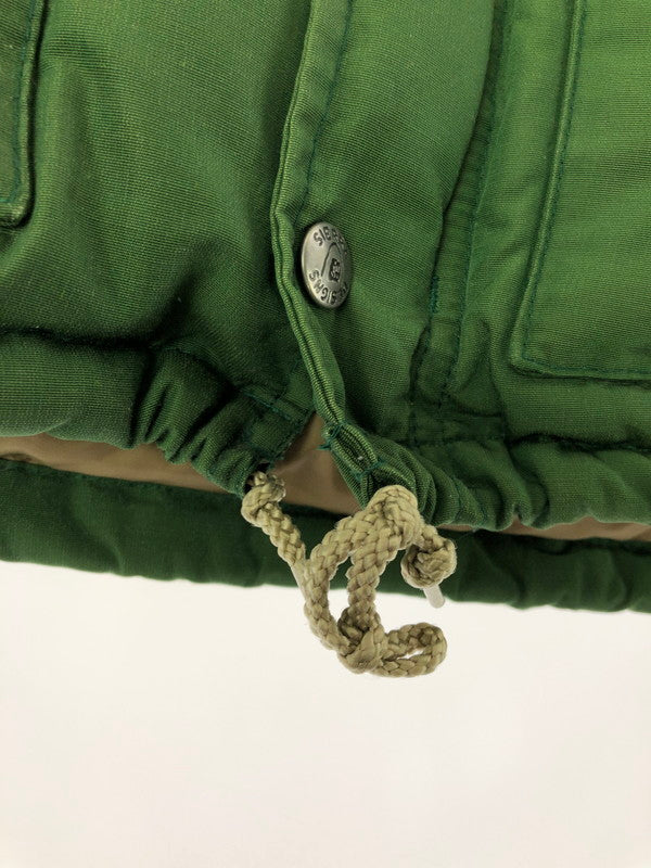 【中古品】【メンズ】 SIERRA DESIGNS シェラデザイン HOODED DOWN SIERRA JACKET 7951 フーデッド ダウン シエラ ジャケット アウター 144-260930-rt-10-tagh サイズ：S カラー：グリーン/ベージュ 万代Net店