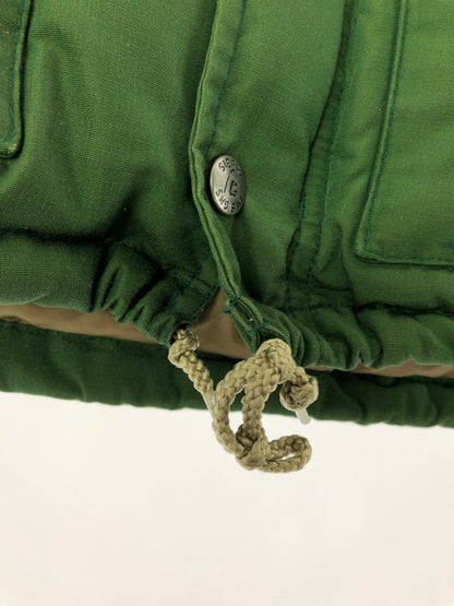 【中古品】【メンズ】 SIERRA DESIGNS シェラデザイン HOODED DOWN SIERRA JACKET 7951 フーデッド ダウン シエラ ジャケット アウター 144-260930-rt-10-tagh サイズ：S カラー：グリーン/ベージュ 万代Net店
