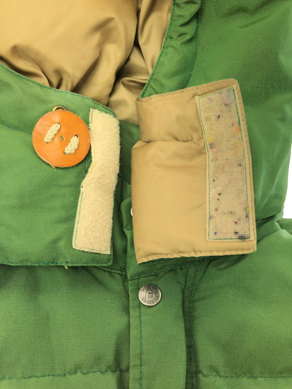 【中古品】【メンズ】 SIERRA DESIGNS シェラデザイン HOODED DOWN SIERRA JACKET 7951 フーデッド ダウン シエラ ジャケット アウター 144-260930-rt-10-tagh サイズ：S カラー：グリーン/ベージュ 万代Net店