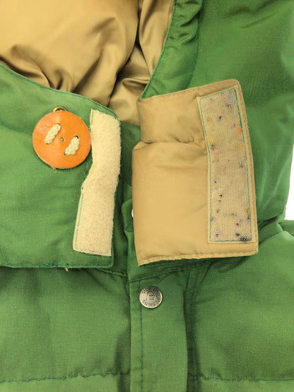 【中古品】【メンズ】 SIERRA DESIGNS シェラデザイン HOODED DOWN SIERRA JACKET 7951 フーデッド ダウン シエラ ジャケット アウター 144-260930-rt-10-tagh サイズ：S カラー：グリーン/ベージュ 万代Net店