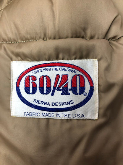 【中古品】【メンズ】 SIERRA DESIGNS シェラデザイン HOODED DOWN SIERRA JACKET 7951 フーデッド ダウン シエラ ジャケット アウター 144-260930-rt-10-tagh サイズ：S カラー：グリーン/ベージュ 万代Net店