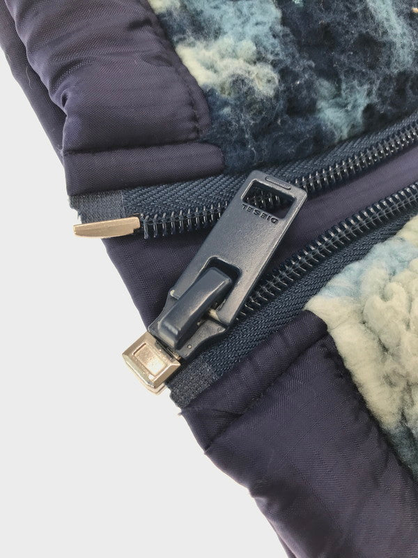 【中古品】【メンズ】 DIESEL ディーゼル S-KAMELION FLEECE JACKET A03259 カメレオン フリース ジャケット アウター 141-260924-rt-46-tagh サイズ：M カラー：ブルー 万代Net店