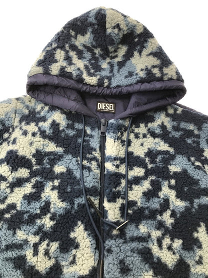 【中古品】【メンズ】 DIESEL ディーゼル S-KAMELION FLEECE JACKET A03259 カメレオン フリース ジャケット アウター 141-260924-rt-46-tagh サイズ：M カラー：ブルー 万代Net店