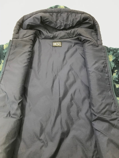 【中古品】【メンズ】 DIESEL ディーゼル S-KAMELION FLEECE JACKET A03259 カメレオン フリース ジャケット アウター 141-260924-rt-46-tagh サイズ：M カラー：ブルー 万代Net店