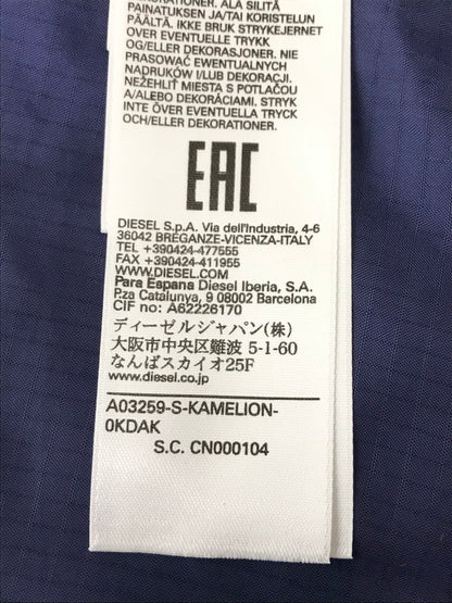 【中古品】【メンズ】 DIESEL ディーゼル S-KAMELION FLEECE JACKET A03259 カメレオン フリース ジャケット アウター 141-260924-rt-46-tagh サイズ：M カラー：ブルー 万代Net店