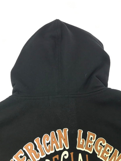【中古品】【メンズ】 VANSON バンソン AMERICAN LEGEND SPECIAL ZIP UP HOODIE BLACK アメリカン レジェンド スぺシャル ジップアップ フーディー パーカー 145-260924-rt-15-tagh サイズ：XXL カラー：ブラック 万代Net店