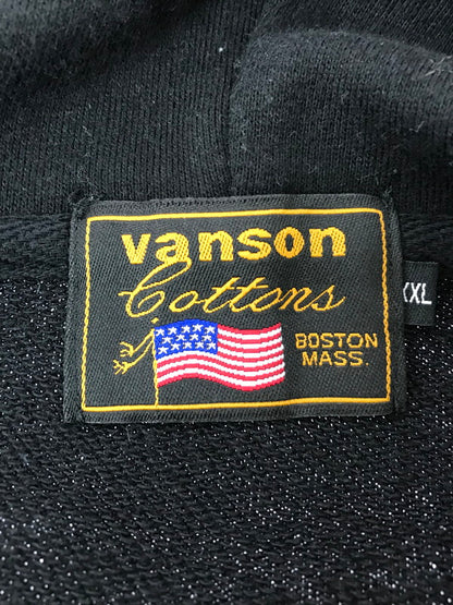 【中古品】【メンズ】 VANSON バンソン AMERICAN LEGEND SPECIAL ZIP UP HOODIE BLACK アメリカン レジェンド スぺシャル ジップアップ フーディー パーカー 145-260924-rt-15-tagh サイズ：XXL カラー：ブラック 万代Net店