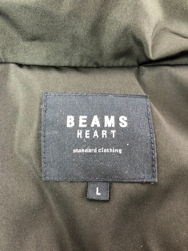 【中古品】【メンズ】 BEAMS HEART ビームスハート PADDING JACKET BEIGE 中綿 ジャケット アウター 147-260930-rt-03-tagh サイズ：L カラー：ベージュ 万代Net店