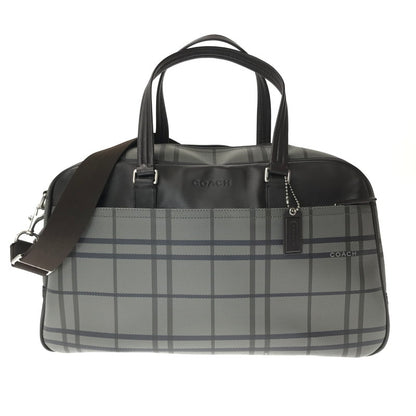 【中古品】【メンズ】 COACH コーチ BOSTON BAG F93211 ボストンバッグ カバン 180-261014-na-28-tagh カラー：グレー系 万代Net店