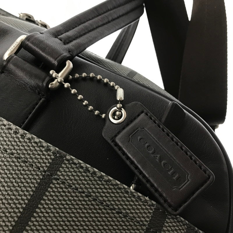 【中古品】【メンズ】 COACH コーチ BOSTON BAG F93211 ボストンバッグ カバン 180-261014-na-28-tagh カラー：グレー系 万代Net店