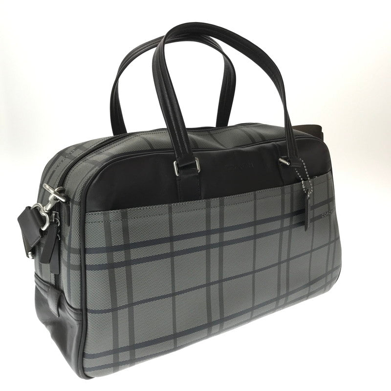 【中古品】【メンズ】 COACH コーチ BOSTON BAG F93211 ボストンバッグ カバン 180-261014-na-28-tagh カラー：グレー系 万代Net店