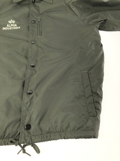 【中古品】【メンズ】 ALPHA INDUSTRIES アルファ COACH JACKET OLIVE 20546-176 コーチ ジャケット アウター 145-260930-rt-07-tagh サイズ：M カラー：オリーブ 万代Net店