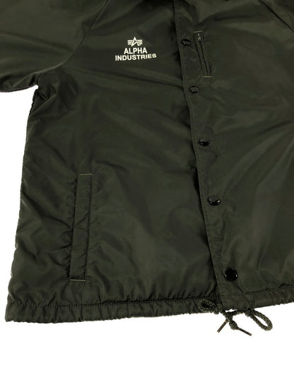 【中古品】【メンズ】 ALPHA INDUSTRIES アルファ COACH JACKET OLIVE 20546-176 コーチ ジャケット アウター 145-260930-rt-07-tagh サイズ：M カラー：オリーブ 万代Net店