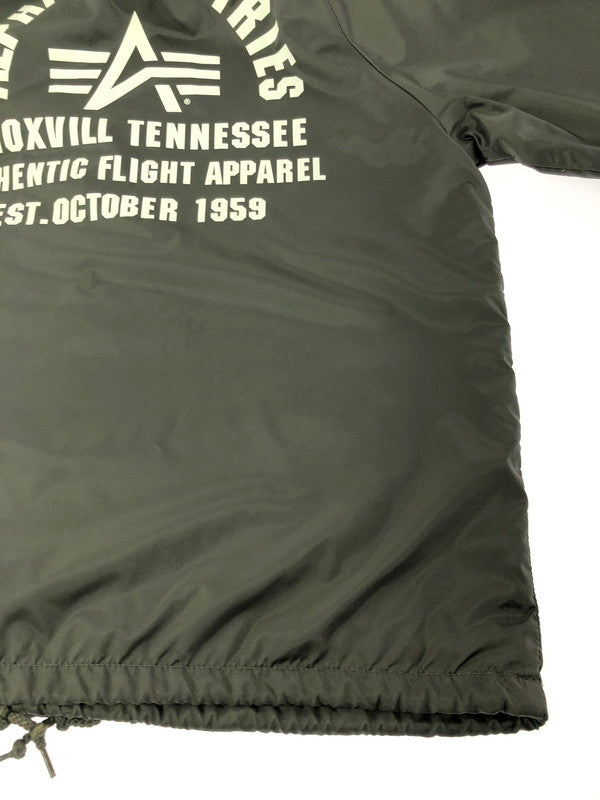 【中古品】【メンズ】 ALPHA INDUSTRIES アルファ COACH JACKET OLIVE 20546-176 コーチ ジャケット アウター 145-260930-rt-07-tagh サイズ：M カラー：オリーブ 万代Net店