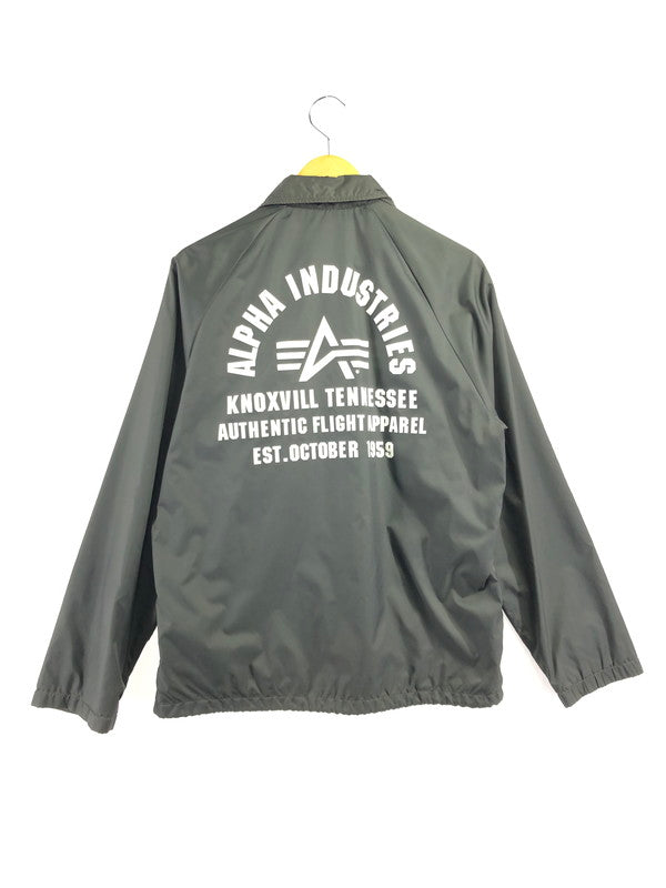 【中古品】【メンズ】 ALPHA INDUSTRIES アルファ COACH JACKET OLIVE 20546-176 コーチ ジャケット アウター 145-260930-rt-07-tagh サイズ：M カラー：オリーブ 万代Net店
