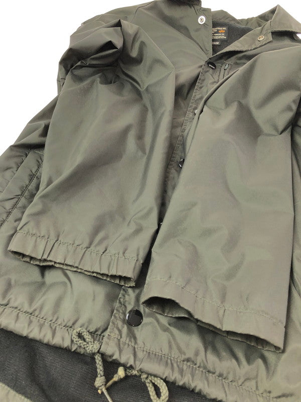 【中古品】【メンズ】 ALPHA INDUSTRIES アルファ COACH JACKET OLIVE 20546-176 コーチ ジャケット アウター 145-260930-rt-07-tagh サイズ：M カラー：オリーブ 万代Net店