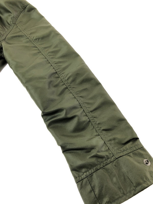【中古品】【メンズ】 ALPHA INDUSTRIES アルファ FAKE LAYERED MILITARY JACKET OLIVE 20508-076 フェイク レイヤード ミリタリージャケット アウター 145-260930-rt-08-tagh サイズ：M カラー：オリーブ 万代Net店
