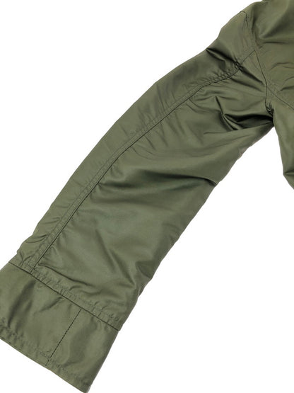 【中古品】【メンズ】 ALPHA INDUSTRIES アルファ FAKE LAYERED MILITARY JACKET OLIVE 20508-076 フェイク レイヤード ミリタリージャケット アウター 145-260930-rt-08-tagh サイズ：M カラー：オリーブ 万代Net店