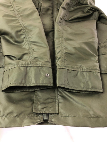 【中古品】【メンズ】 ALPHA INDUSTRIES アルファ FAKE LAYERED MILITARY JACKET OLIVE 20508-076 フェイク レイヤード ミリタリージャケット アウター 145-260930-rt-08-tagh サイズ：M カラー：オリーブ 万代Net店