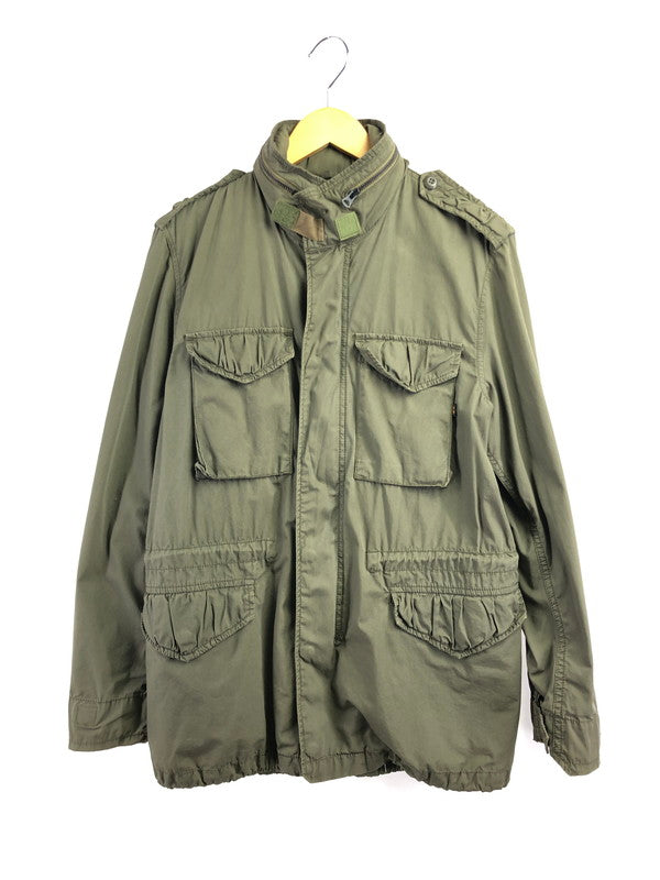 【中古品】【メンズ】 ALPHA INDUSTRIES アルファ M-65 MODEL FIELD JACKET OLIVE 20504-119 エム65 モデル フィールド ジャケット アウター 145-260930-rt-05-tagh サイズ：L カラー：オリーブ 万代Net店