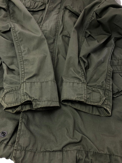 【中古品】【メンズ】 ALPHA INDUSTRIES アルファ M-65 MODEL FIELD JACKET OLIVE 20504-119 エム65 モデル フィールド ジャケット アウター 145-260930-rt-05-tagh サイズ：L カラー：オリーブ 万代Net店