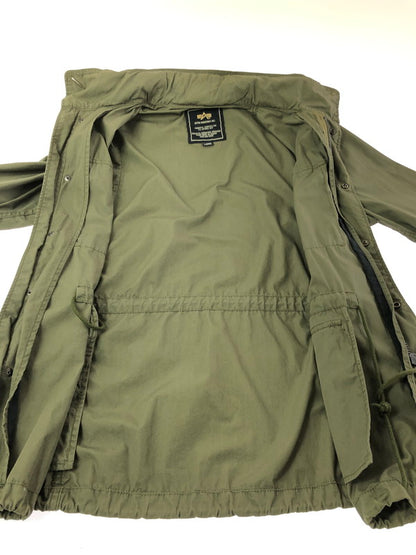 【中古品】【メンズ】 ALPHA INDUSTRIES アルファ M-65 MODEL FIELD JACKET OLIVE 20504-119 エム65 モデル フィールド ジャケット アウター 145-260930-rt-05-tagh サイズ：L カラー：オリーブ 万代Net店