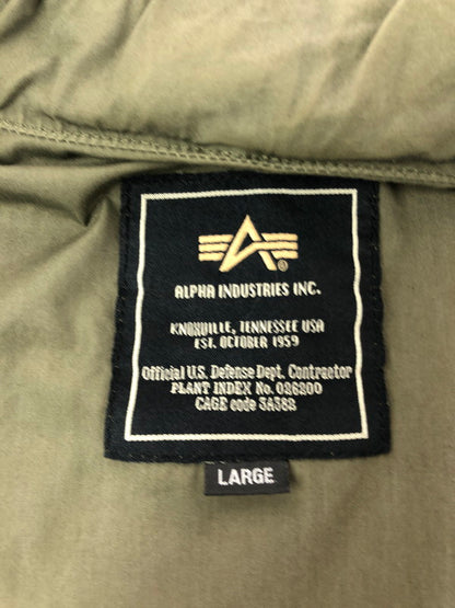 【中古品】【メンズ】 ALPHA INDUSTRIES アルファ M-65 MODEL FIELD JACKET OLIVE 20504-119 エム65 モデル フィールド ジャケット アウター 145-260930-rt-05-tagh サイズ：L カラー：オリーブ 万代Net店