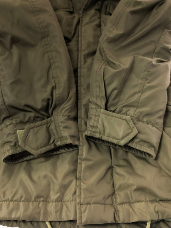 【中古品】【メンズ】 ALPHA INDUSTRIES アルファ HOODED DOWN JACKET OLIVE 20170-019 フーデッド ダウン ジャケット アウター 145-260930-rt-06-tagh サイズ：S カラー：オリーブ 万代Net店
