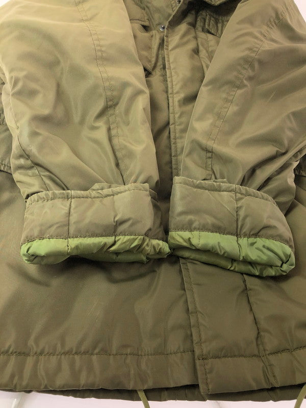 【中古品】【メンズ】 ALPHA INDUSTRIES アルファ HOODED DOWN JACKET OLIVE 20170-019 フーデッド ダウン ジャケット アウター 145-260930-rt-06-tagh サイズ：S カラー：オリーブ 万代Net店