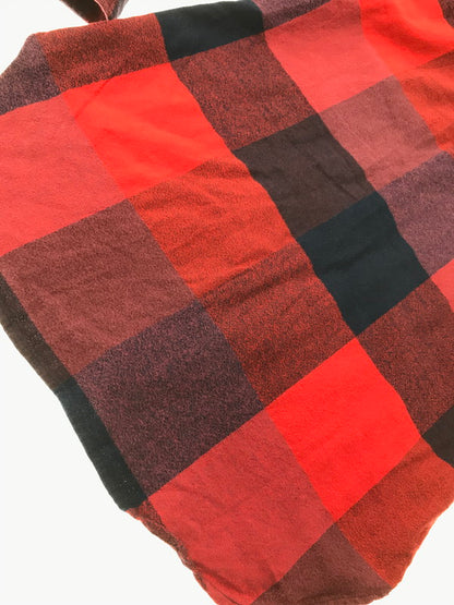 【中古品】【メンズ】 BLUE BLUE ブルーブルー BRUSHED INDIGO BLOCK CHECK WORK SHIRT RED BLUE 1004744 インディゴ ブロック チェック ワーク シャツ 145-260924-rt-41-tagh サイズ：2 カラー：レッドー/ブルー 万代Net店