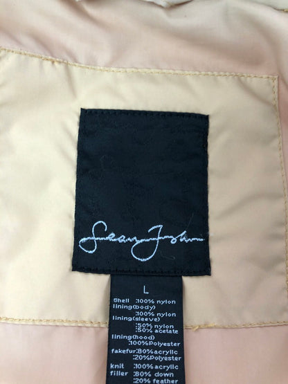 【現状渡し品】【メンズ】 SEAN JOHN ショーンジョン QUILTED JACKET WITH PADDING BEIGE キルテッド ジャケット アウター 142-260930-rt-01-tagh サイズ：L カラー：ベージュ 万代Net店