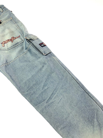 【現状渡し品】【メンズ】 PHAT FARM ファット ファーム CARGO DENIM PANTS カーゴ デニム パンツ ジーパン ボトムス 153-260926-rt-32-tagh サイズ：34 カラー：インディゴ 万代Net店