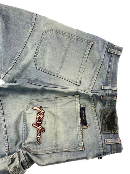【現状渡し品】【メンズ】 PHAT FARM ファット ファーム CARGO DENIM PANTS カーゴ デニム パンツ ジーパン ボトムス 153-260926-rt-32-tagh サイズ：34 カラー：インディゴ 万代Net店