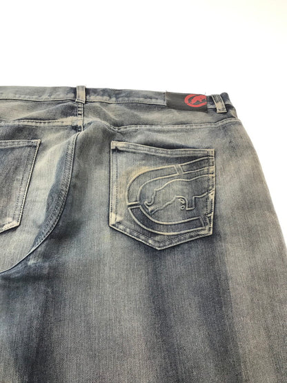 【中古品】【メンズ】 ECKO UNITED エコー アンリミテッド BAGGY DENIM PANTS バギー デニムパンツ ボトムス 157-260926-na-18-tagh サイズ：44 カラー：インディゴ 万代Net店