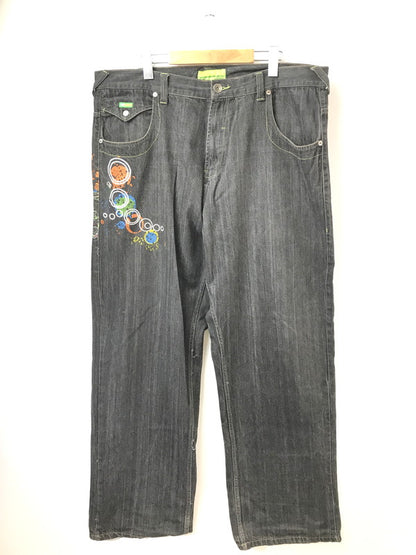 【中古品】【メンズ】 MECCA メッカ NO.13 WIDE DENIM PANTS ワイド デニムパンツ ボトムス 157-260926-na-17-tagh サイズ：42/34 カラー：ブラック 万代Net店