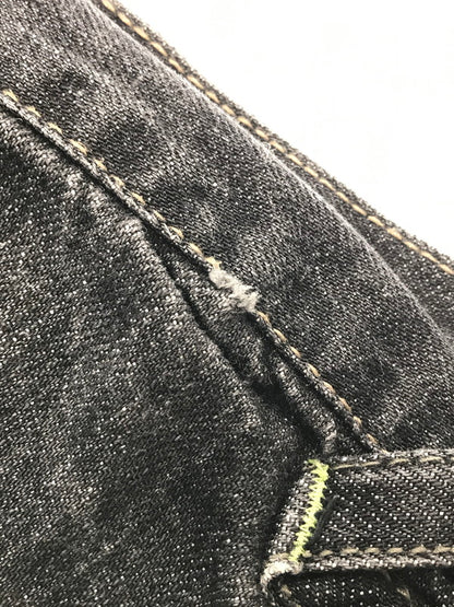 【中古品】【メンズ】 MECCA メッカ NO.13 WIDE DENIM PANTS ワイド デニムパンツ ボトムス 157-260926-na-17-tagh サイズ：42/34 カラー：ブラック 万代Net店
