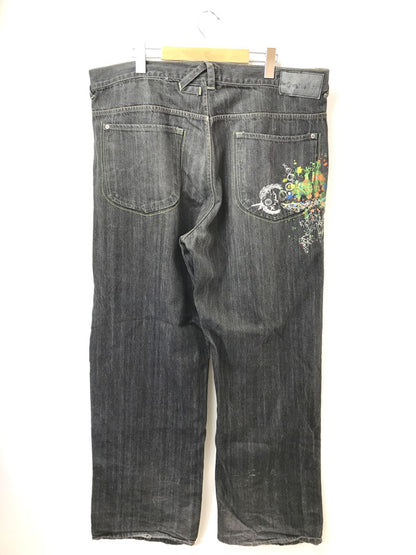 【中古品】【メンズ】 MECCA メッカ NO.13 WIDE DENIM PANTS ワイド デニムパンツ ボトムス 157-260926-na-17-tagh サイズ：42/34 カラー：ブラック 万代Net店