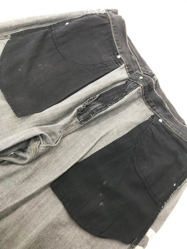 【中古品】【メンズ】 MECCA メッカ NO.13 WIDE DENIM PANTS ワイド デニムパンツ ボトムス 157-260926-na-17-tagh サイズ：42/34 カラー：ブラック 万代Net店