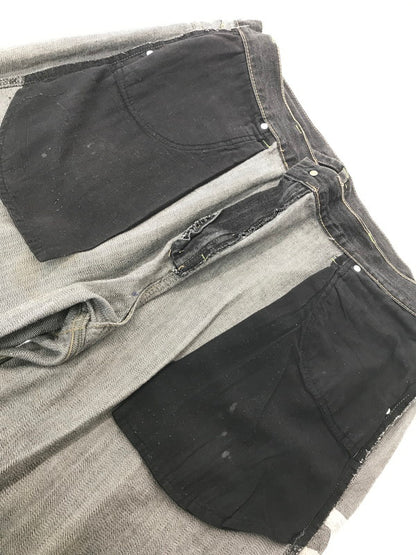 【中古品】【メンズ】 MECCA メッカ NO.13 WIDE DENIM PANTS ワイド デニムパンツ ボトムス 157-260926-na-17-tagh サイズ：42/34 カラー：ブラック 万代Net店
