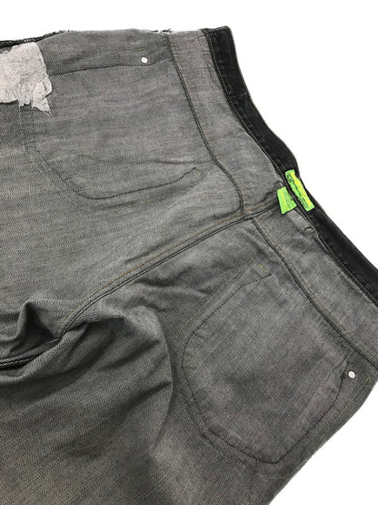 【中古品】【メンズ】 MECCA メッカ NO.13 WIDE DENIM PANTS ワイド デニムパンツ ボトムス 157-260926-na-17-tagh サイズ：42/34 カラー：ブラック 万代Net店