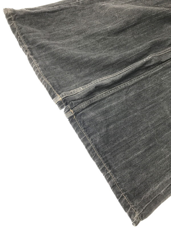 【中古品】【メンズ】 MECCA メッカ NO.13 WIDE DENIM PANTS ワイド デニムパンツ ボトムス 157-260926-na-17-tagh サイズ：42/34 カラー：ブラック 万代Net店