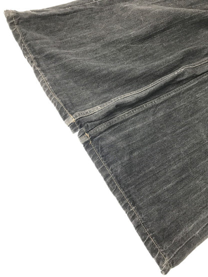 【中古品】【メンズ】 MECCA メッカ NO.13 WIDE DENIM PANTS ワイド デニムパンツ ボトムス 157-260926-na-17-tagh サイズ：42/34 カラー：ブラック 万代Net店